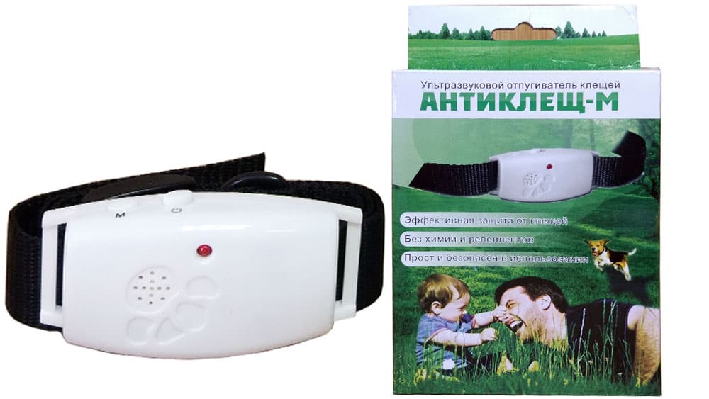 Отпугиватель клещей ультразвуковой Антиклещ-М (с ремешком)
