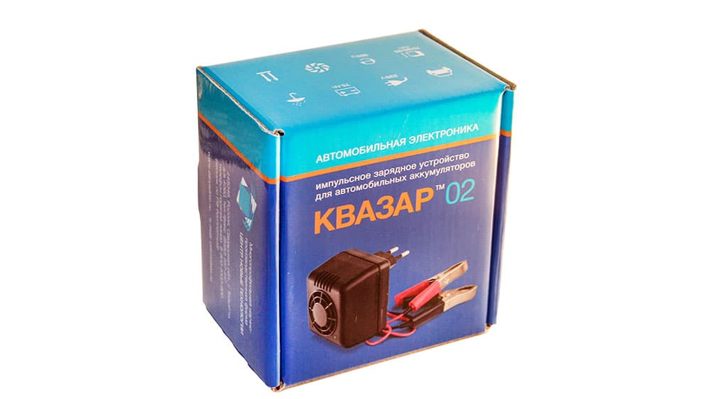 Квазар 02 - импульсное зарядное устройство для автомобильного аккумулятора
