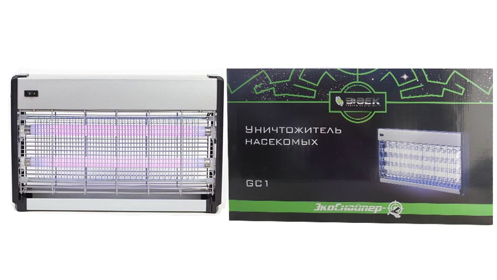 Уничтожитель комаров и мух ЭкоСнайпер GC1-40