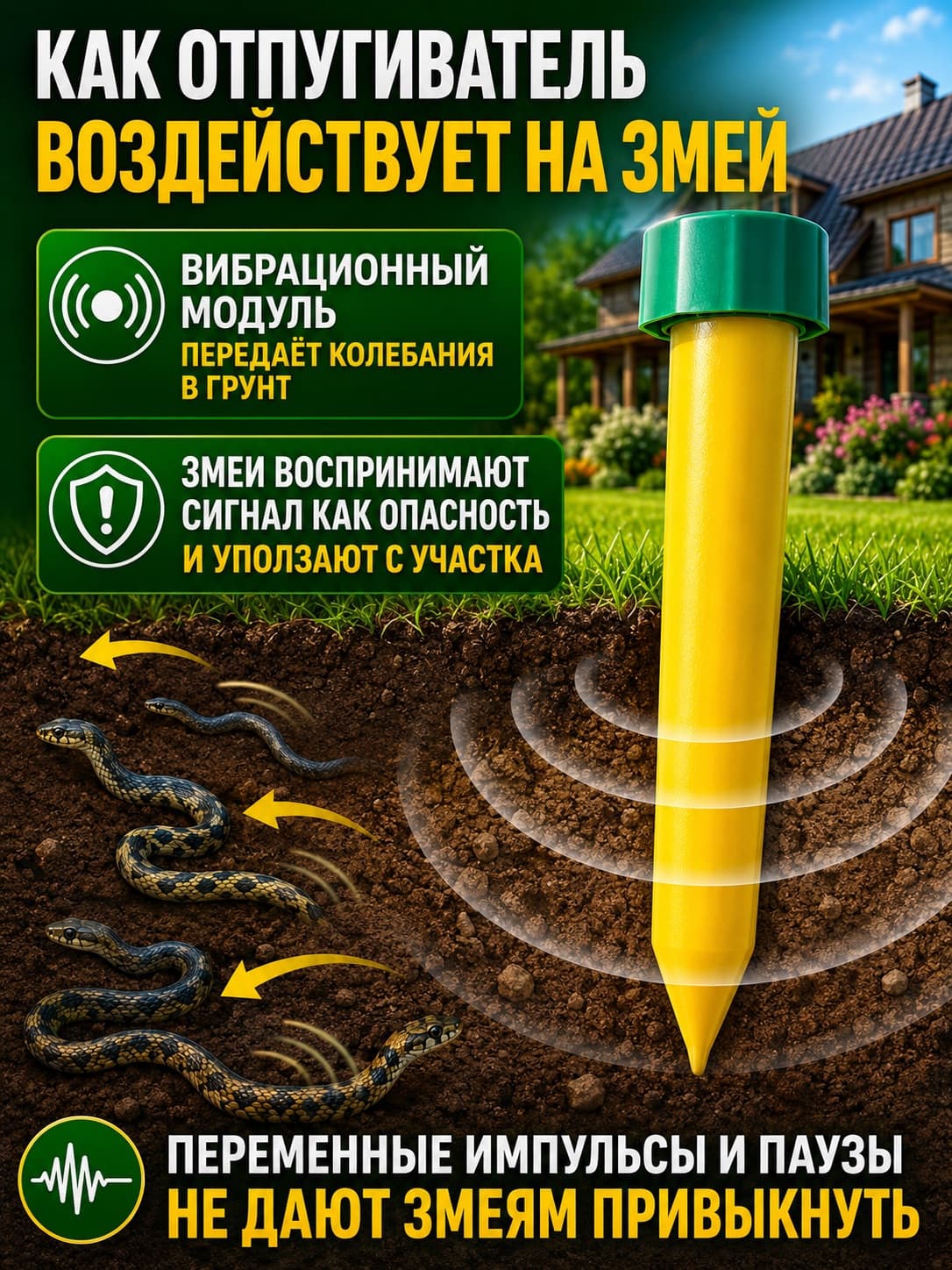Отпугиватель змей Торнадо БОЗ.01