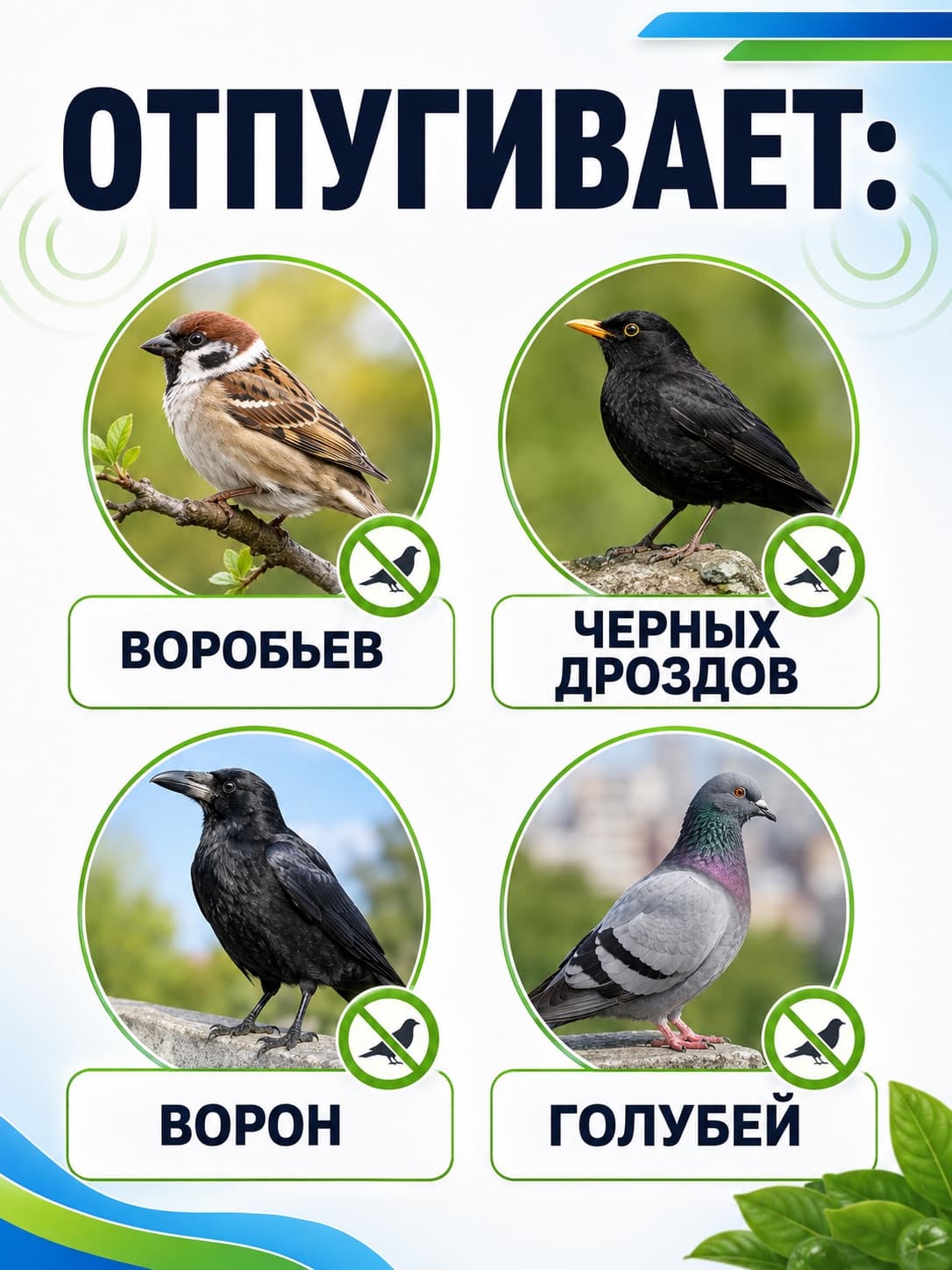 Торнадо ОП.01-А - профессиональный отпугиватель птиц с аккумулятором